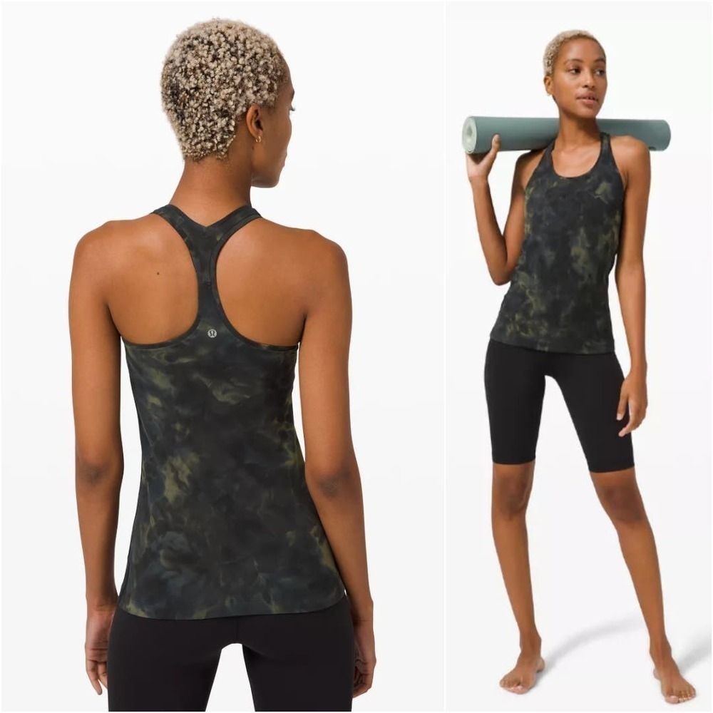 RARE Lululemon Soft Racerback Tank Olive Green 2 NWOT